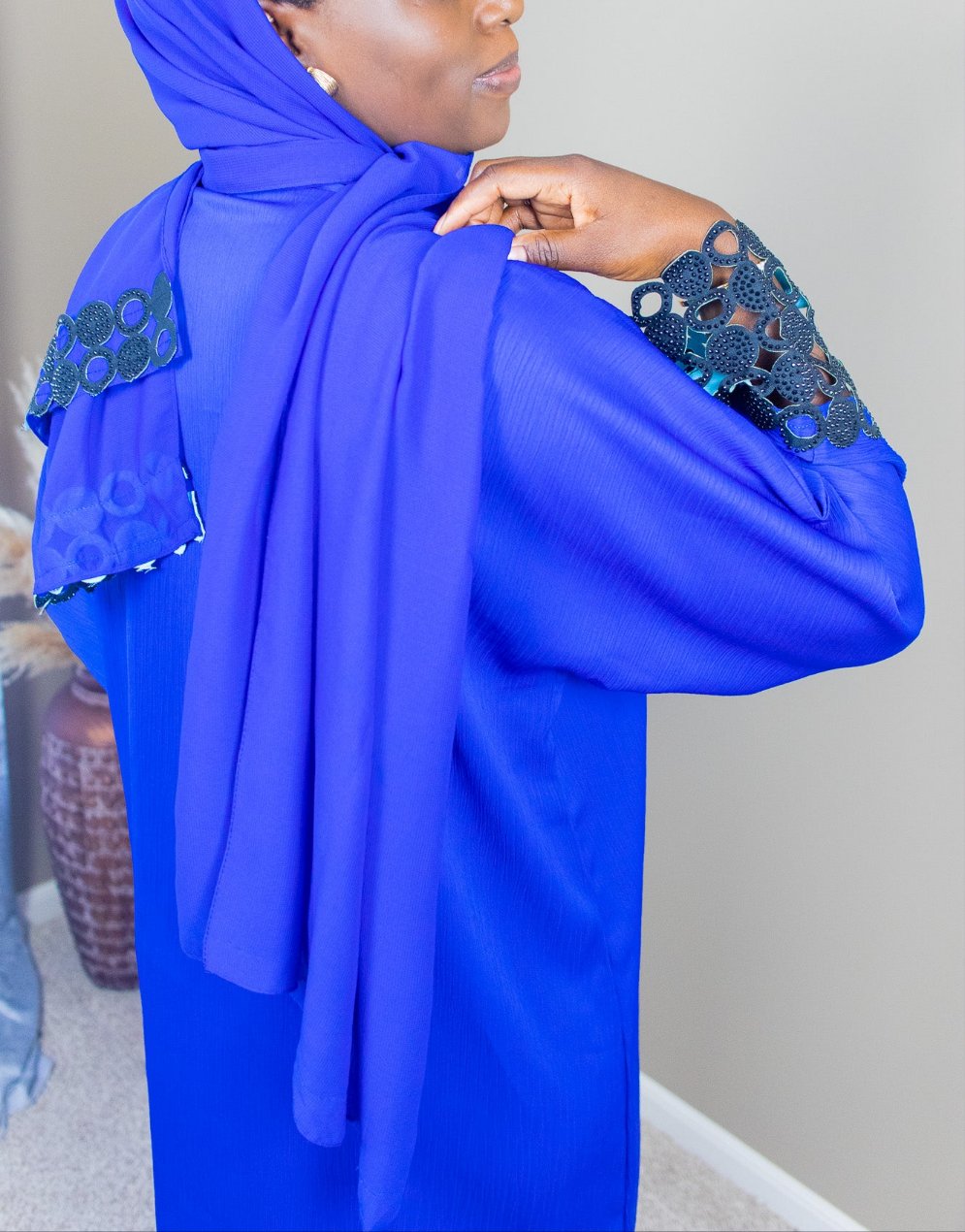 Royal Blue Abaya