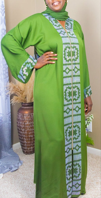 Olive Green Abaya