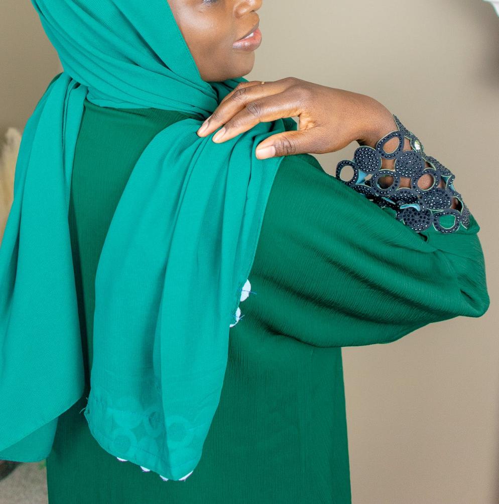 Dark Green Abaya