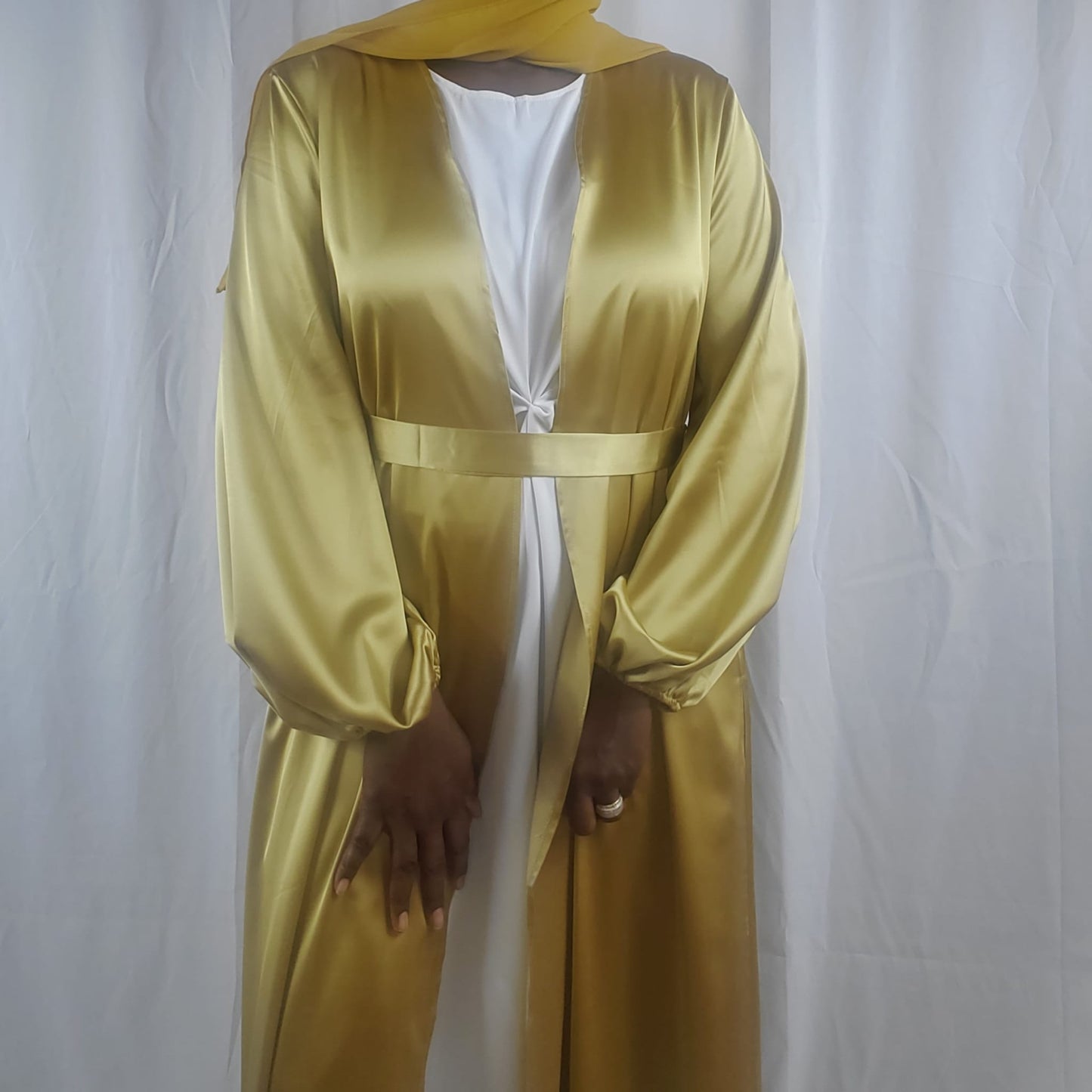 Two Piece Gold Abaya